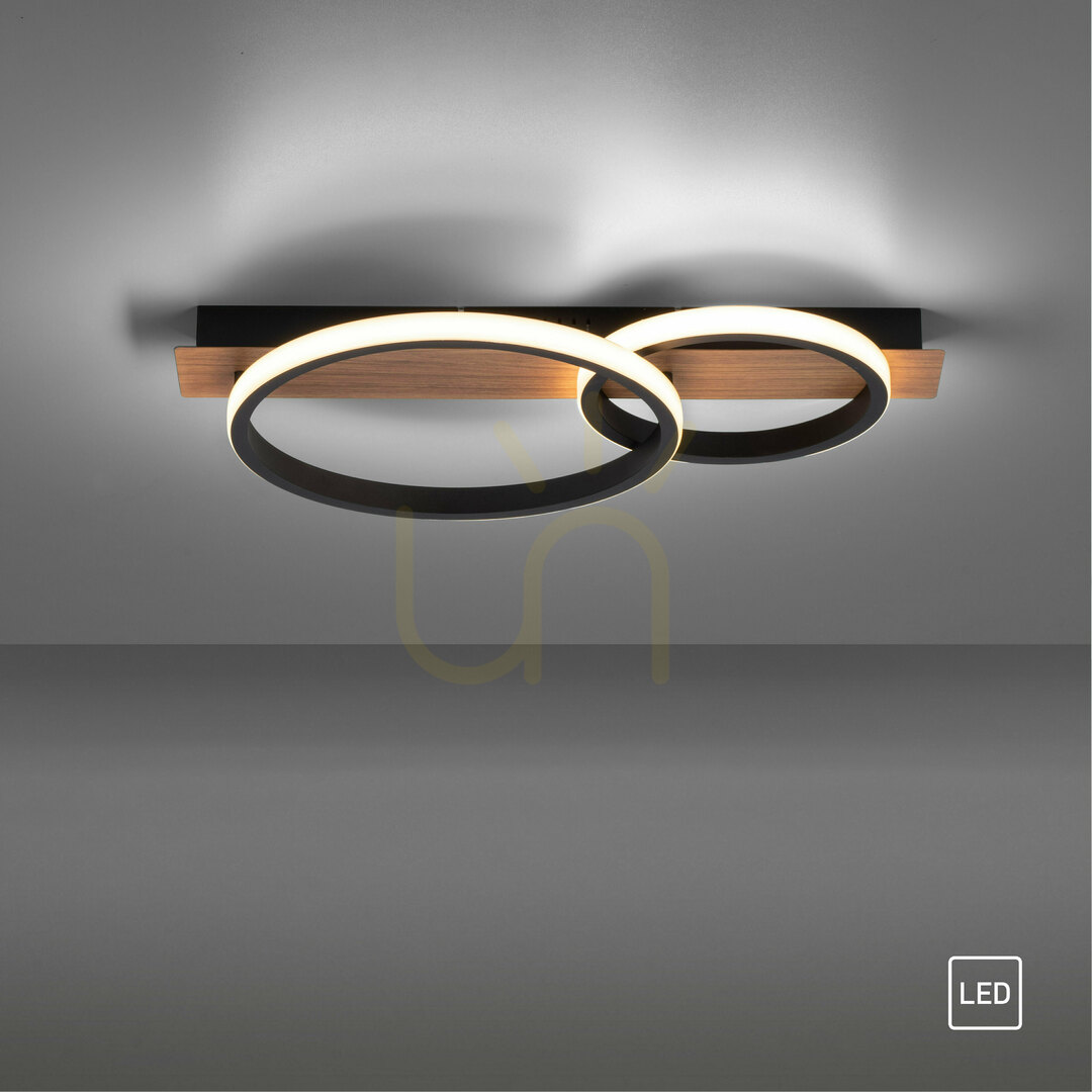 Kontrollera TROOPER Plafond 15615-78 Svart 1xLED TROOPER Plafond 15615-78 Svart 1xLED