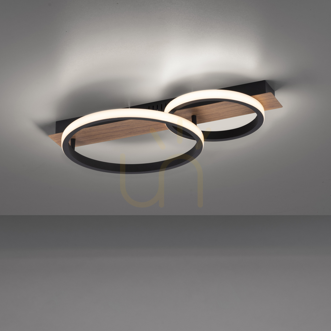 Kontrollera TROOPER Plafond 15615-78 Svart 1xLED TROOPER Plafond 15615-78 Svart 1xLED