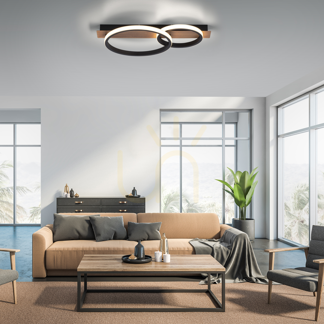 Förhandsvisning TROOPER Plafond 15615-78 Svart 1xLED TROOPER Plafond 15615-78 Svart 1xLED