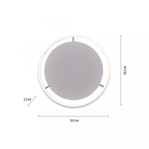 RITUS 15391-95 LED-plafond Zuma Line, silver, 39,3 cm small 17