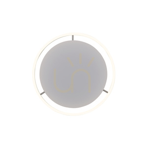 RITUS 15391-95 LED-plafond Zuma Line, silver, 39,3 cm small 19