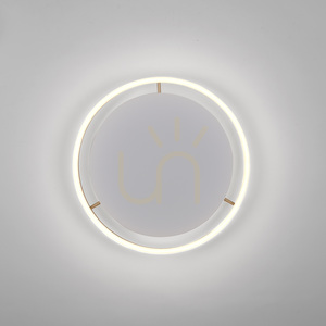 JUST LIGHT RITUS 15391-60 LED-plafond, matt mässingsfärg, 39,3 cm, Switchmo small 10