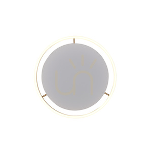 JUST LIGHT RITUS 15391-60 LED-plafond, matt mässingsfärg, 39,3 cm, Switchmo small 13