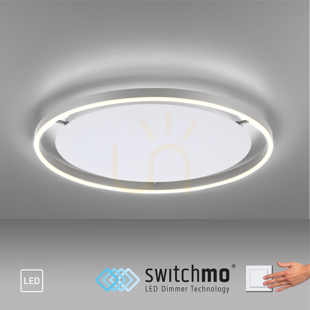 Förhandsvisning Plafond RITUS 15392-95 Silver 1xLED Plafond RITUS 15392-95 Silver 1xLED