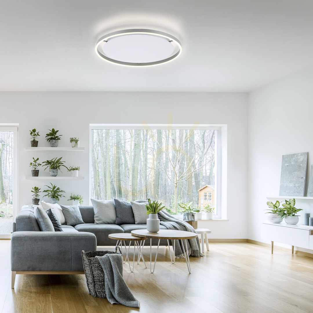 Förhandsvisning Plafond RITUS 15392-95 Silver 1xLED Plafond RITUS 15392-95 Silver 1xLED