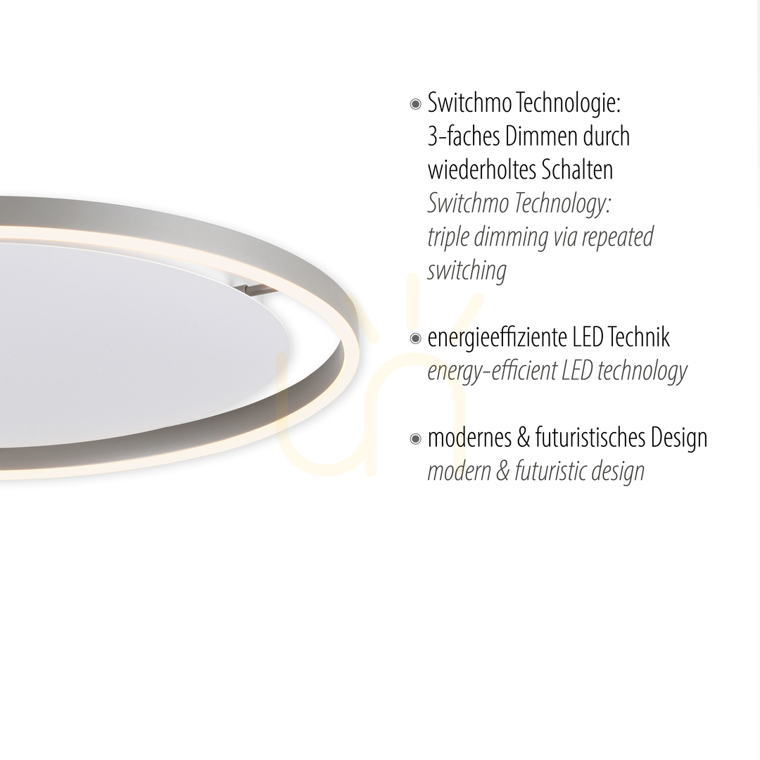 Display Plafond RITUS 15392-95 Silver 1xLED Plafond RITUS 15392-95 Silver 1xLED