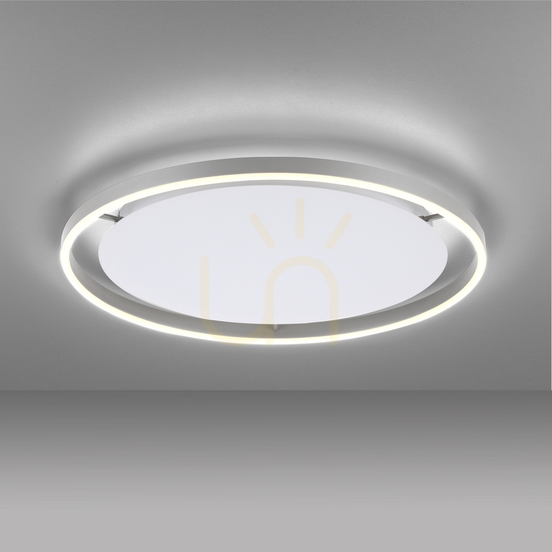 Visa Plafond RITUS 15392-95 Silver 1xLED Plafond RITUS 15392-95 Silver 1xLED