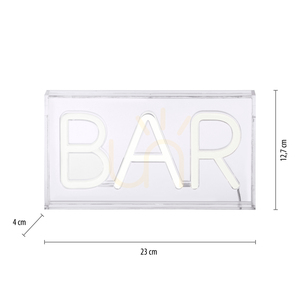 NEON-BAR vägglampa 85026-16 Vit 1xLED small 16