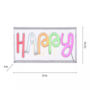 NEON-HAPPY 85027-70 Multicolor 1xLED vägglampa small 6