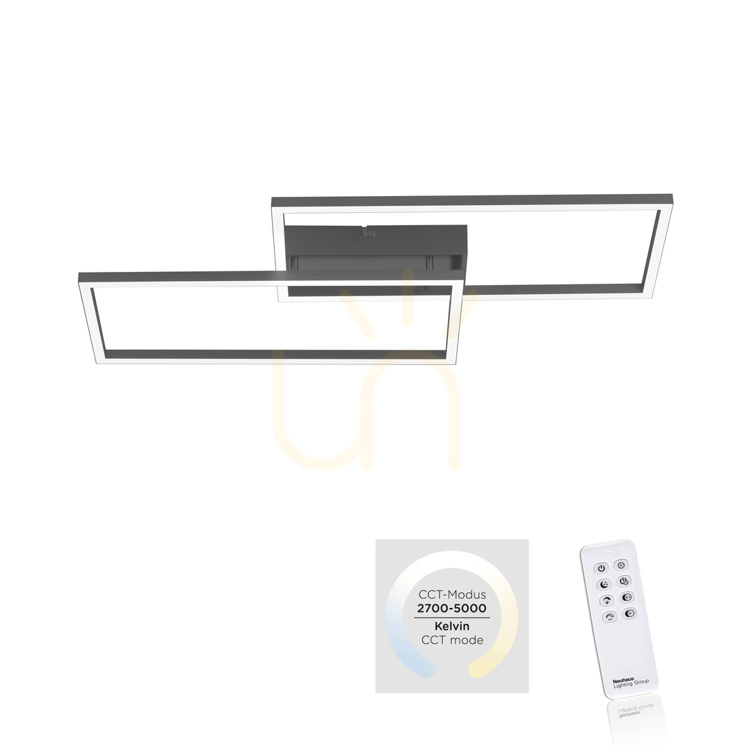 Utsikt Plafond IVEN 14140-18 Svart 2xLED Plafond IVEN 14140-18 Svart 2xLED