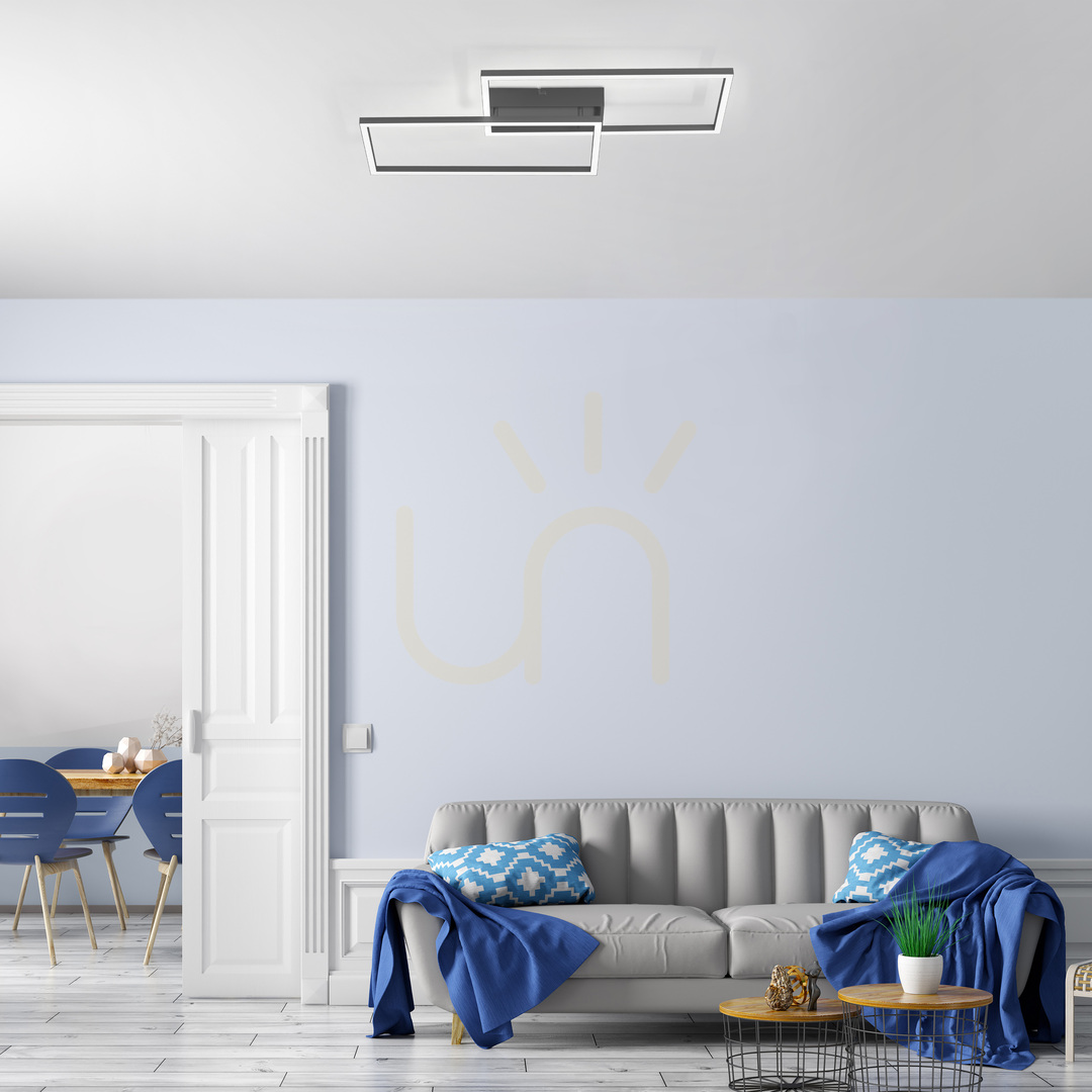Förhandsvisning Plafond IVEN 14140-18 Svart 2xLED Plafond IVEN 14140-18 Svart 2xLED