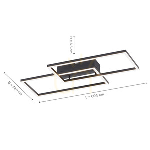 Plafond IVEN 14140-18 Svart 2xLED 7 Plafond IVEN 14140-18 Svart 2xLED small 7