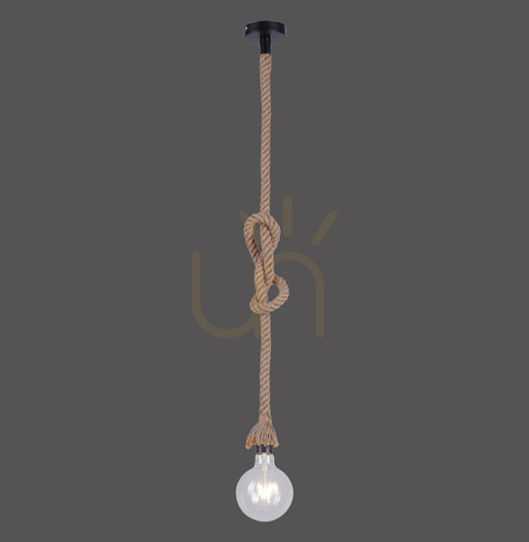 Kontrollera ROPE Taklampa 15481-18 Brun 1xE27