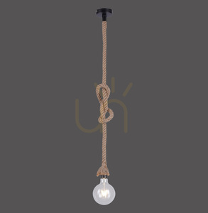 ROPE Taklampa 15481-18 Brun 1xE27 0 ROPE Taklampa 15481-18 Brun 1xE27 small 0