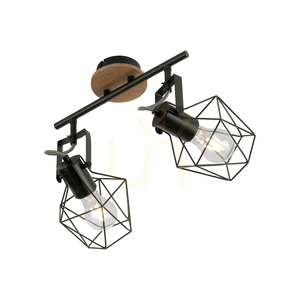 Plafond JARO 15672-78 Svart 2xE27 5 Plafond JARO 15672-78 Svart 2xE27 small 5