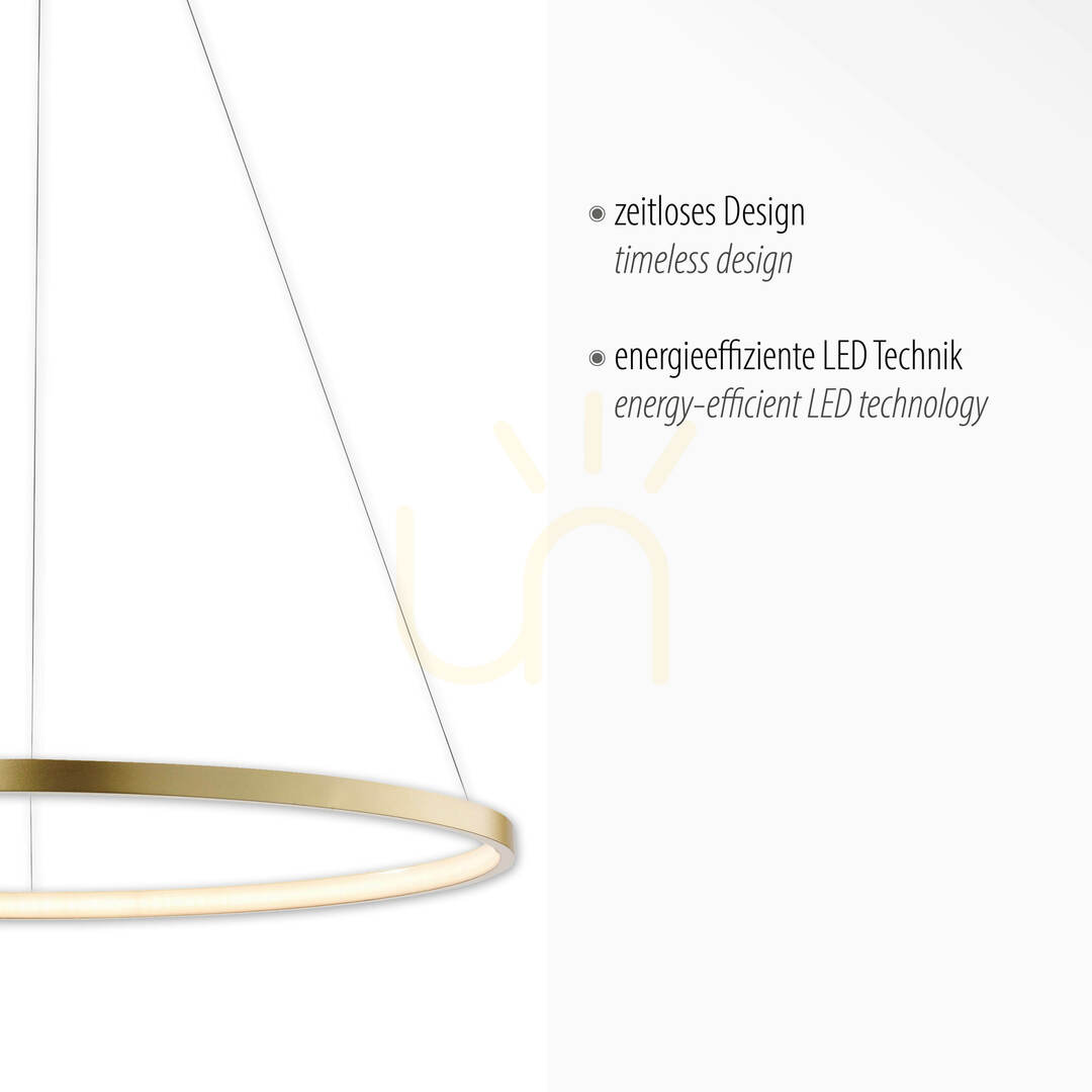 Display CIRCLE Pendellampa 11524-12 Guld 1xLED CIRCLE Pendellampa 11524-12 Guld 1xLED