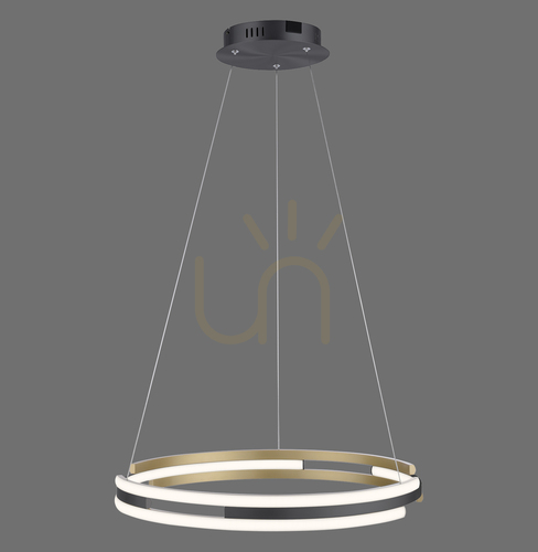 Kontrollera Q-BELUGA 2051-60 Brun 1xLED taklampa