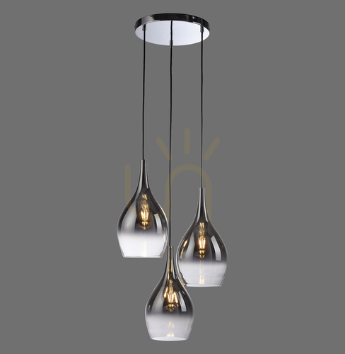 Kontrollera PILUA Taklampa 2062-17 Krom 3xE27