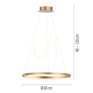 TITUS taklampa 2382-60 Brun 1xLED small 7