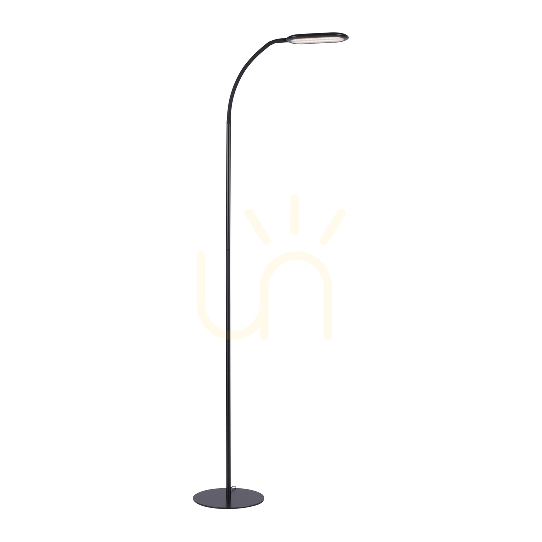 Utsikt KELLY Golvlampa 14406-18 Svart 1xLED KELLY Golvlampa 14406-18 Svart 1xLED