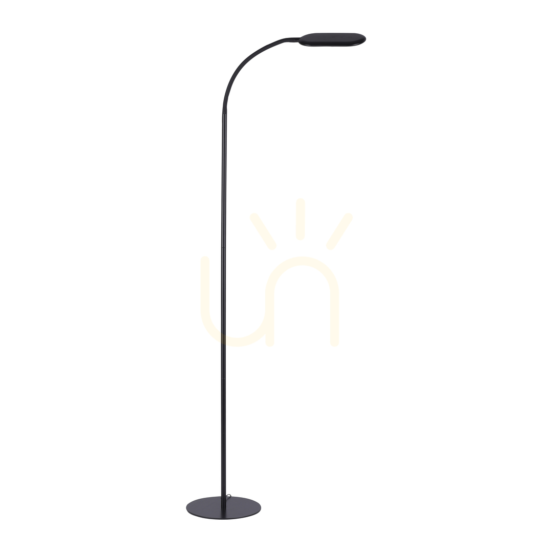 Utsikt KELLY Golvlampa 14406-18 Svart 1xLED KELLY Golvlampa 14406-18 Svart 1xLED