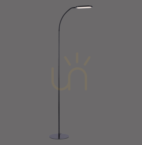 Kontrollera KELLY Golvlampa 14406-18 Svart 1xLED