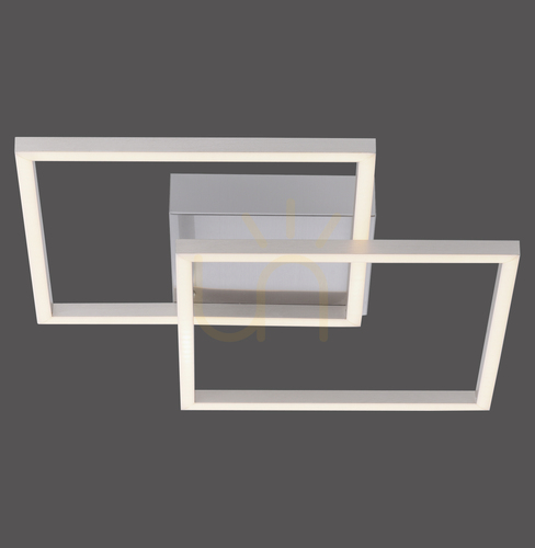 Kontrollera Plafond IVEN 14002-55 Silver 2xLED