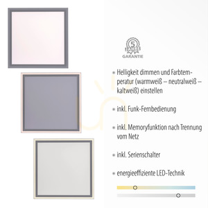 Plafond EDGING 14851-16 Vit 1xLED small 3