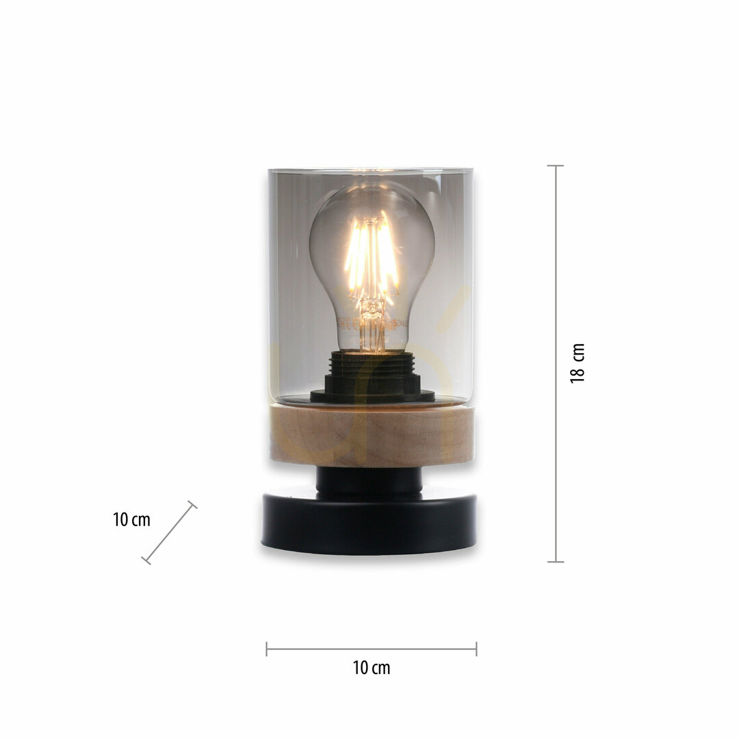Förhandsvisning PASQUAL bordslampa 11310-18 svart 1xE27 PASQUAL bordslampa 11310-18 svart 1xE27