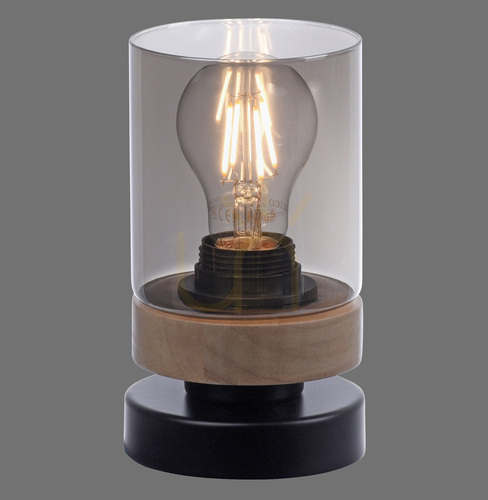 Kontrollera PASQUAL bordslampa 11310-18 svart 1xE27