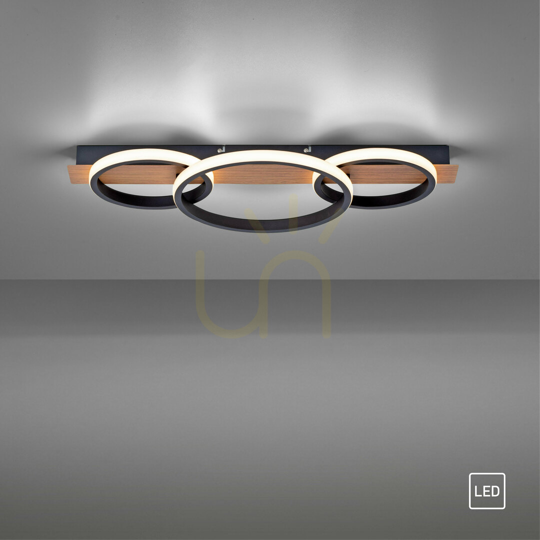 Kontrollera TROOPER Plafond 15616-78 Trä 1xLED TROOPER Plafond 15616-78 Trä 1xLED