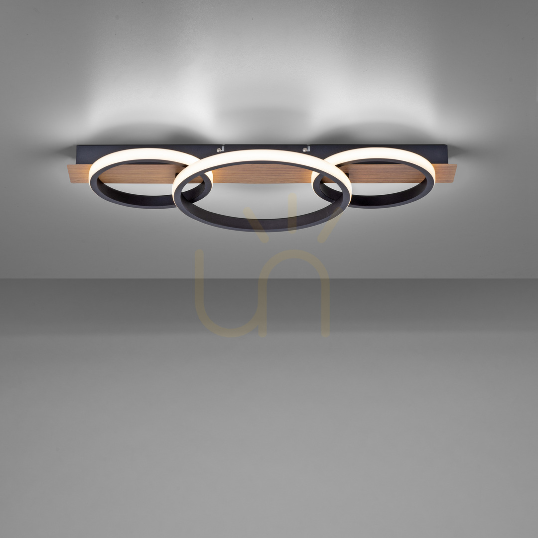 Visa TROOPER Plafond 15616-78 Trä 1xLED TROOPER Plafond 15616-78 Trä 1xLED
