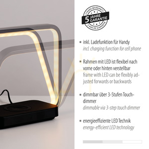 OMARI Bordslampa 11019-18 Svart 1xLED small 4