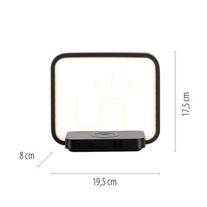 OMARI Bordslampa 11019-18 Svart 1xLED small 8