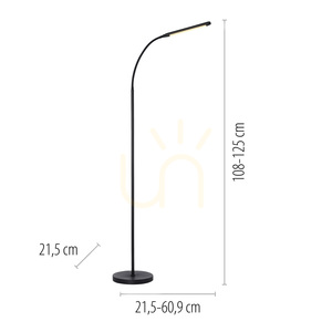 ELLY Golvlampa 11031-18 Vit 1xLED small 8