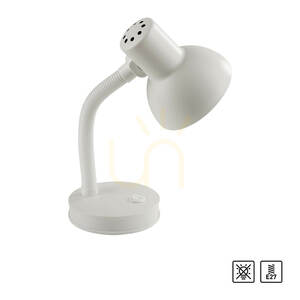 FLEXI bordslampa 11080-16 vit 1xE27 1 FLEXI bordslampa 11080-16 vit 1xE27 small 1