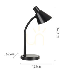 PIXIE Bordslampa 11248-18 Svart 1xLED small 8