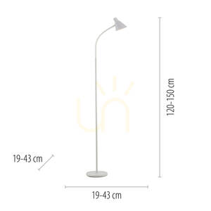 PIXIE Golvlampa 11249-16 Vit 1xLED small 8