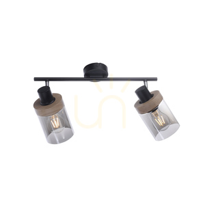 PASQUAL vägglampa 11312-18 Svart 2xE27 small 13