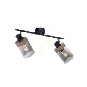 PASQUAL vägglampa 11312-18 Svart 2xE27 small 6