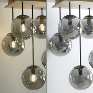 GREEN WIDOW Plafond 11395-79 Svart 5xE14 15 GREEN WIDOW Plafond 11395-79 Svart 5xE14 small 15