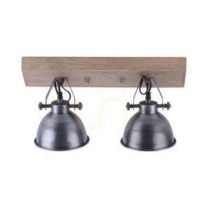 Plafond SAMIA 11982-77 Silver 2xE14 small 1