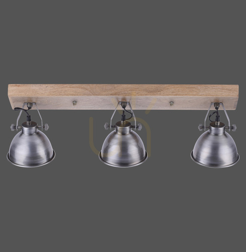 Kontrollera Plafond SAMIA 11983-77 Silver 3xE14