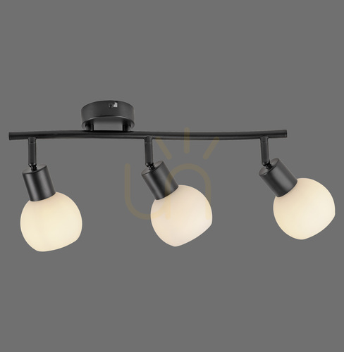 Kontrollera Plafond LOKI 12152-18 Svart 3xE14