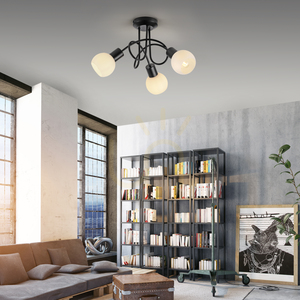 Plafond LOKI 12153-18 Svart 3xE14 2 Plafond LOKI 12153-18 Svart 3xE14 small 2