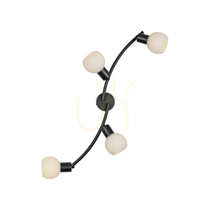 Plafond LOKI 12154-18 Svart 4xE14 17 Plafond LOKI 12154-18 Svart 4xE14 small 17