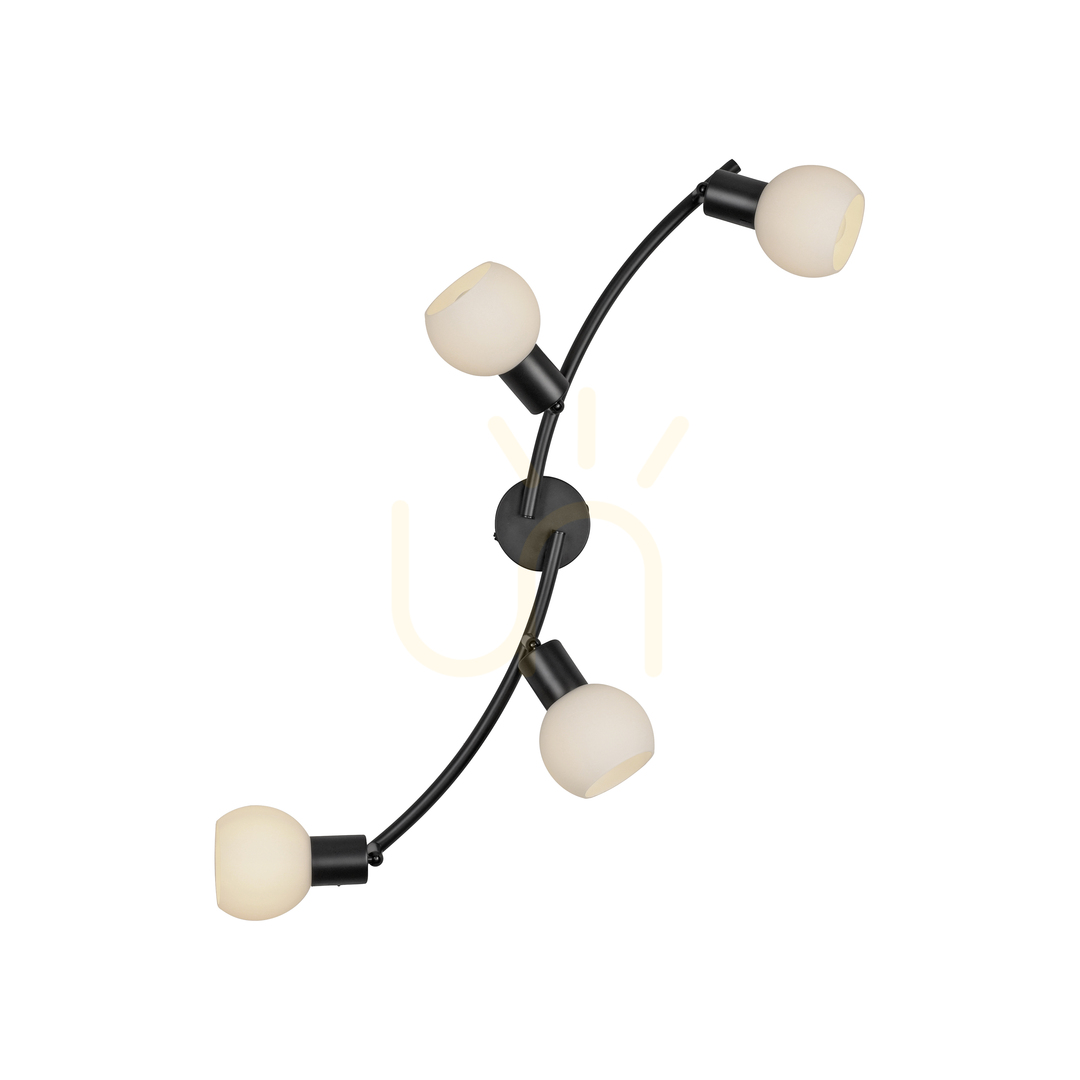 Förhandsvisning Plafond LOKI 12154-18 Svart 4xE14 Plafond LOKI 12154-18 Svart 4xE14