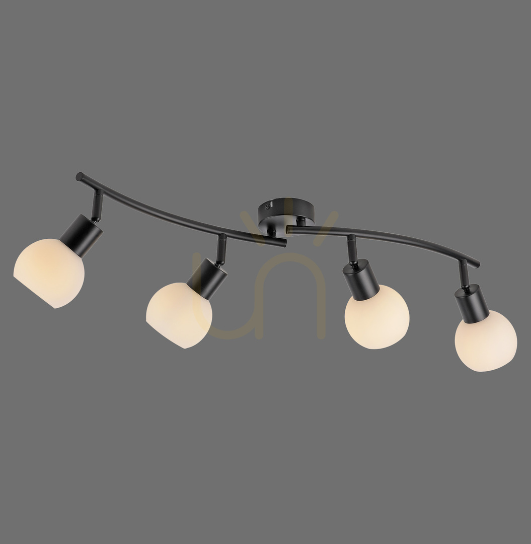 Kontrollera Plafond LOKI 12154-18 Svart 4xE14 Plafond LOKI 12154-18 Svart 4xE14