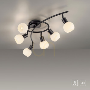 Plafond LOKI 12155-18 Svart 6xE14 small 11