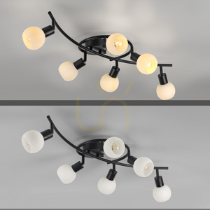 Plafond LOKI 12155-18 Svart 6xE14 small 13